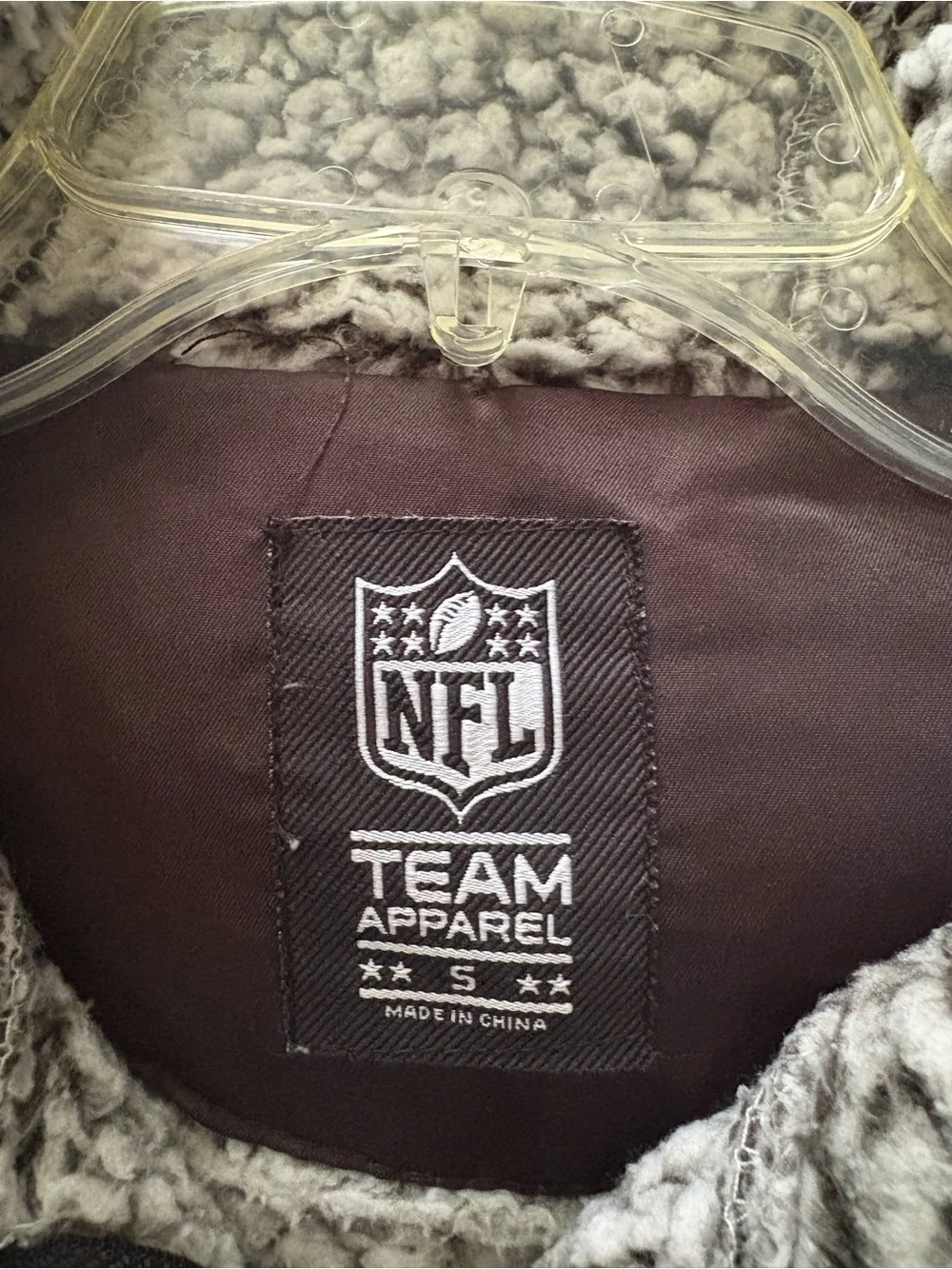 NFL Women’s Cincinnati Bengals Gray Sherpa Jacket